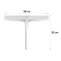 Blaze Duschabzieher 28 Cm Silikonumhüllung Edelstahlkern Modernes Design -kitchentools Verkäufe 10039058 yy 0011 dimensions