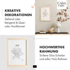 Edinburgh Bilderrahmen Rechteckig A4 28,8 X 20 Cm Fotos Passepartout Echtholz -kitchentools Verkäufe 10039277 de 0003 usp