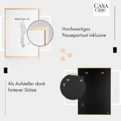 Edinburgh Bilderrahmen Rechteckig A2 58,4 X 41 Cm Fotos Passepartout Echtholz -kitchentools Verkäufe 10039279 de 0004 usp