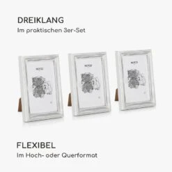 Lancaster Bilderrahmen Rechteckig 3er-Set 17x12 Cm Fotos Passepartout Holz 14 Lancaster Bilderrahmen Rechteckig 3er-Set 17x12 Cm Fotos Passepartout Holz -kitchentools Verkäufe 10039304 de 0004 logo