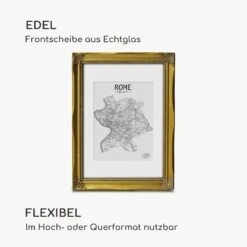 Regent Bilderrahmen Rechteckig A4 Fotos Passepartout Glas Rokoko -kitchentools Verkäufe 10039340 de 0003 logo