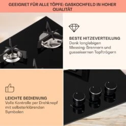 Trifecta 3 Gaskochfeld 3-flammig Gusseisen Glaskeramik 14 Trifecta 3 Gaskochfeld 3-flammig Gusseisen Glaskeramik -kitchentools Verkäufe 10039421 de 0004 usp