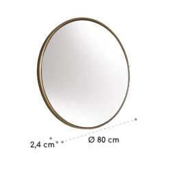 Fournier Wandspiegel Metallrahmen Rund Ø 80 Cm -kitchentools Verkäufe 10039438 yy 0006 logo