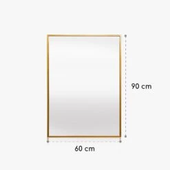 Croxley Wandspiegel Metallrahmen Rechteckig 90 X 60 Cm -kitchentools Verkäufe 10039497 yy 0006 logo