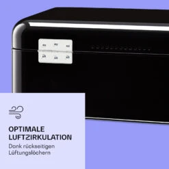 Delaware Brotkasten Metall 42 X 16 X 24,5 Cm Klappdeckel Lüftungslöcher -kitchentools Verkäufe 10039909 de 0005 logo