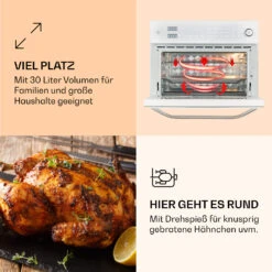 Vigor Air Heißluftfritteuse 1800 W 30 Liter 18 Programme -kitchentools Verkäufe 10039941 de 0005 logo