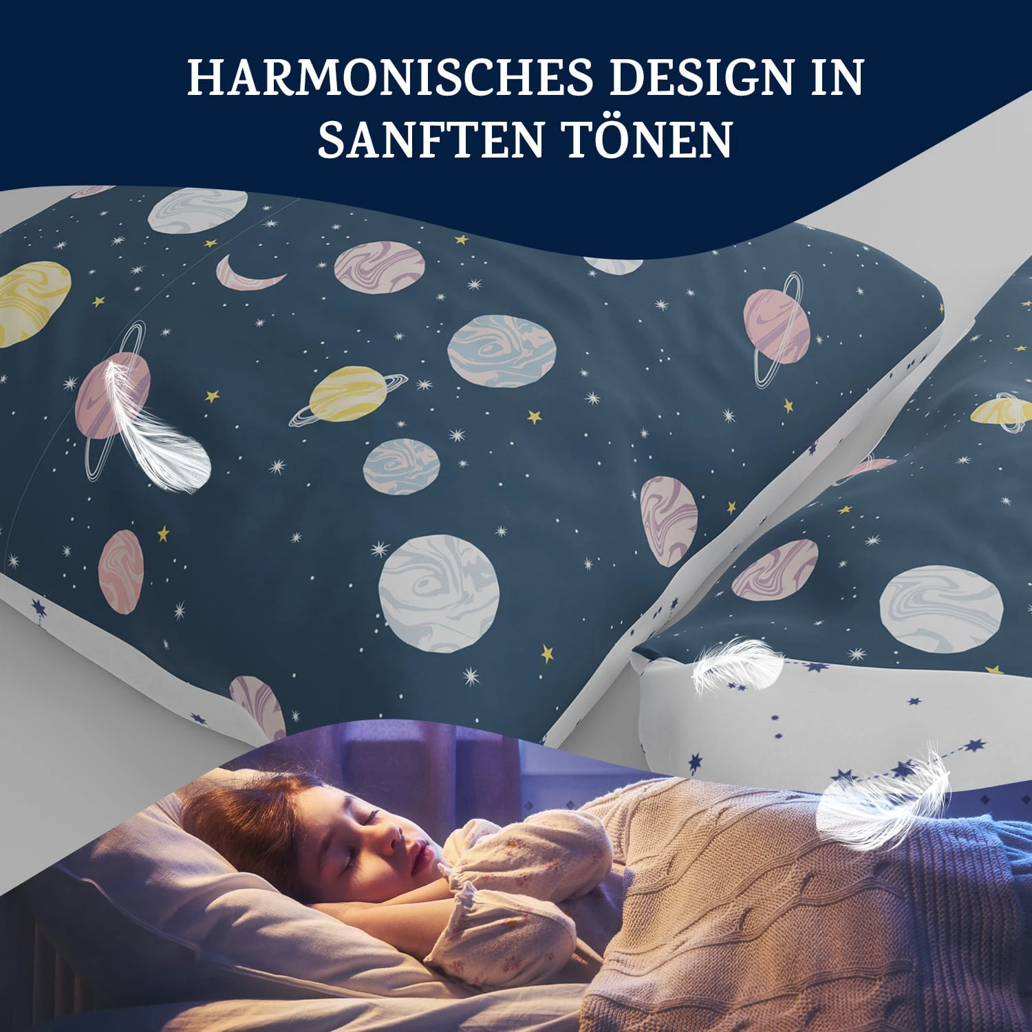 Soft Wonder Kids-Edition Bettwäsche 135 X 200 Cm 80 X 80 Cm Atmungsaktiv Mikrofaser 6 Soft Wonder Kids-Edition Bettwäsche 135 X 200 Cm 80 X 80 Cm Atmungsaktiv Mikrofaser - Image 4