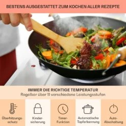 Ramsey Doppel-Kochfeld 2400W 11 Leistungsstufen Glaskeramik 15 Ramsey Doppel-Kochfeld 2400W 11 Leistungsstufen Glaskeramik -kitchentools Verkäufe 10040070 de 0005 usp