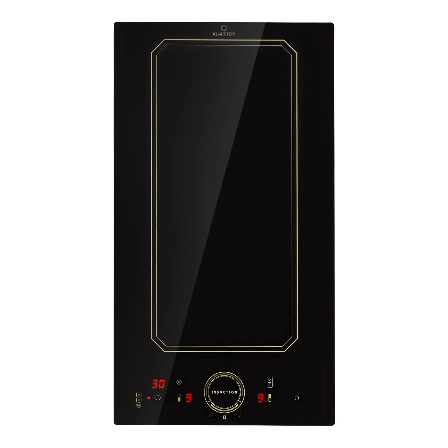 Victoria Domino Induktionskochfeld Einbau 3500W Flexzone Timer 3 Victoria Domino Induktionskochfeld Einbau 3500W Flexzone Timer