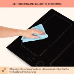 Victoria 4 Flex Induktionskochfeld Einbau 7000W 2 Flexzonen Timer -kitchentools Verkäufe 10040201 de 0008 usp