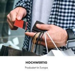 ZNAP Airtag Wallet 8 Karten Münzfach 9x1,5x6 Cm (BxHxT) RFID-Schutz -kitchentools Verkäufe 10040308 de 0006 logo