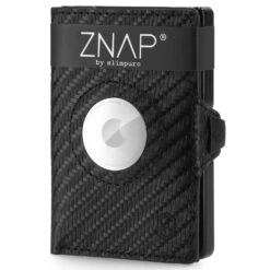 ZNAP Airtag Wallet 8 Karten Münzfach 9x1,5x6 Cm (BxHxT) RFID-Schutz