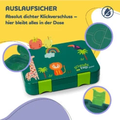 Junior Lunchbox 6 Fächer 21,3 X 15 X 4,5 Cm (BxHxT) BPA-frei -kitchentools Verkäufe 10040342 de 0003 usp