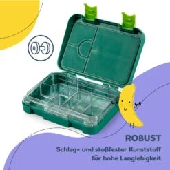 Junior Lunchbox 6 Fächer 21,3 X 15 X 4,5 Cm (BxHxT) BPA-frei -kitchentools Verkäufe 10040342 de 0006 usp