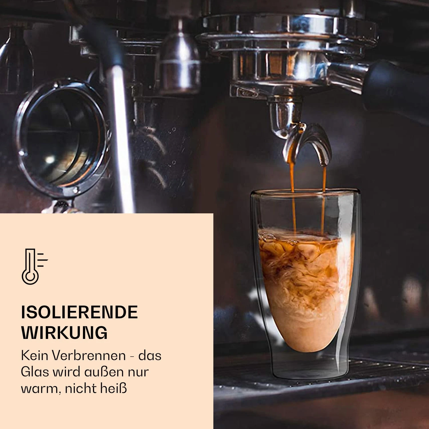 DUOS Doppelwandiges Glas | Thermoglas | 310 Ml | Trinkglas | Espressoglas, Teeglas, Shotglas | Für Heiße Und Kalte Getränke | Borosilikatglas| Hitze- Und Kältebeständig | Handgemacht | Spülmaschinenfest | Schwebe-Effekt 4 DUOS Doppelwandiges Glas | Thermoglas | 310 Ml | Trinkglas | Espressoglas, Teeglas, Shotglas | Für Heiße Und Kalte Getränke | Borosilikatglas| Hitze- Und Kältebeständig | Handgemacht | Spülmaschinenfest | Schwebe-Effekt - Image 2