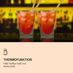 DUOS Doppelwandiges Glas | Thermoglas | 310 Ml | Trinkglas | Espressoglas, Teeglas, Shotglas | Für Heiße Und Kalte Getränke | Borosilikatglas| Hitze- Und Kältebeständig | Handgemacht | Spülmaschinenfest | Schwebe-Effekt 12 DUOS Doppelwandiges Glas | Thermoglas | 310 Ml | Trinkglas | Espressoglas, Teeglas, Shotglas | Für Heiße Und Kalte Getränke | Borosilikatglas| Hitze- Und Kältebeständig | Handgemacht | Spülmaschinenfest | Schwebe-Effekt -kitchentools Verkäufe 10040372 de 0004 logo