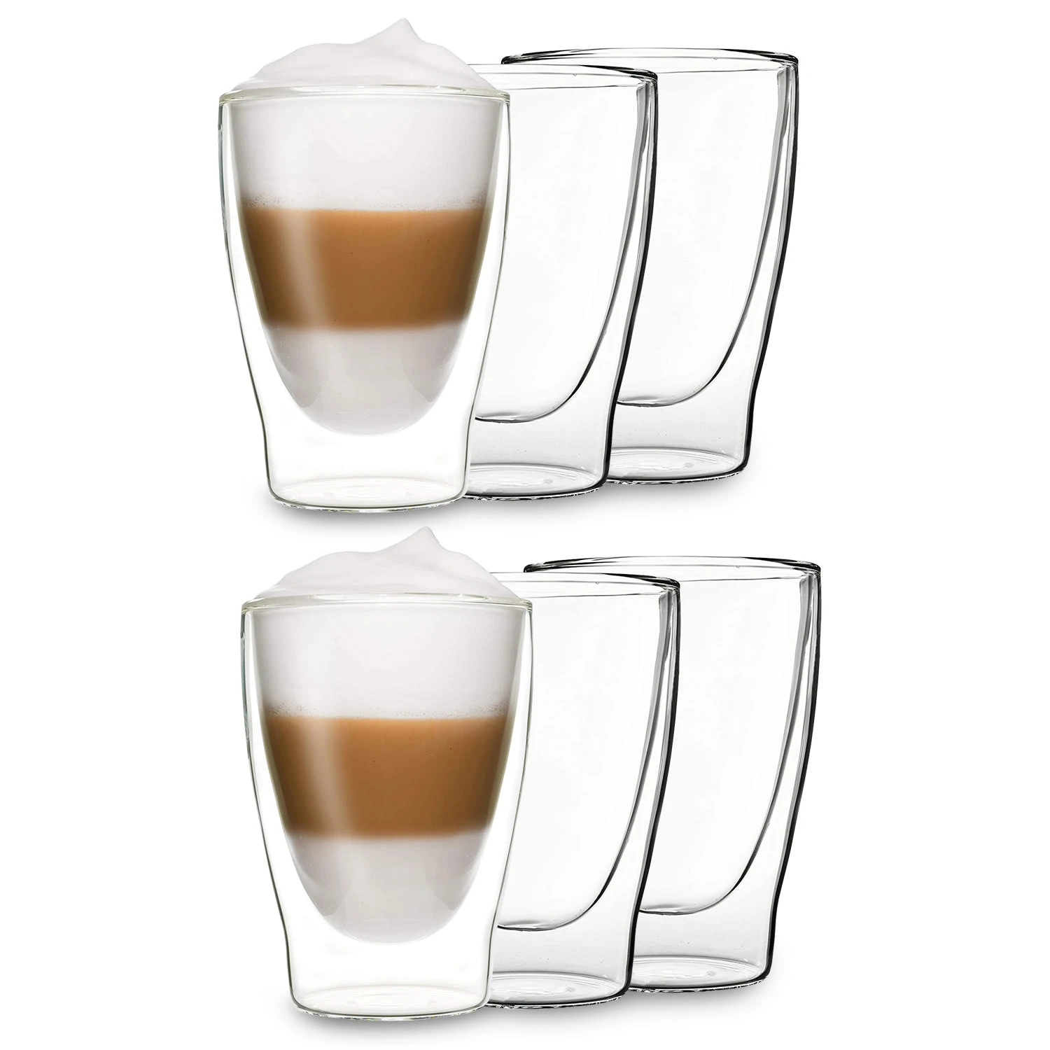 DUOS Doppelwandiges Glas | Thermoglas | 310 Ml | Trinkglas | Espressoglas, Teeglas, Shotglas | Für Heiße Und Kalte Getränke | Borosilikatglas| Hitze- Und Kältebeständig | Handgemacht | Spülmaschinenfest | Schwebe-Effekt 3 DUOS Doppelwandiges Glas | Thermoglas | 310 Ml | Trinkglas | Espressoglas, Teeglas, Shotglas | Für Heiße Und Kalte Getränke | Borosilikatglas| Hitze- Und Kältebeständig | Handgemacht | Spülmaschinenfest | Schwebe-Effekt