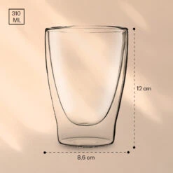 DUOS Doppelwandiges Glas | Thermoglas | 310 Ml | Trinkglas | Espressoglas, Teeglas, Shotglas | Für Heiße Und Kalte Getränke | Borosilikatglas| Hitze- Und Kältebeständig | Handgemacht | Spülmaschinenfest | Schwebe-Effekt 15 DUOS Doppelwandiges Glas | Thermoglas | 310 Ml | Trinkglas | Espressoglas, Teeglas, Shotglas | Für Heiße Und Kalte Getränke | Borosilikatglas| Hitze- Und Kältebeständig | Handgemacht | Spülmaschinenfest | Schwebe-Effekt -kitchentools Verkäufe 10040372 yy 0007 logo