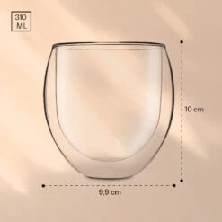 DUOS Jumbo Doppelwandiges Thermoglas 310ml Borosilikatglas Handgemacht -kitchentools Verkäufe 10040374 yy 0006 logo