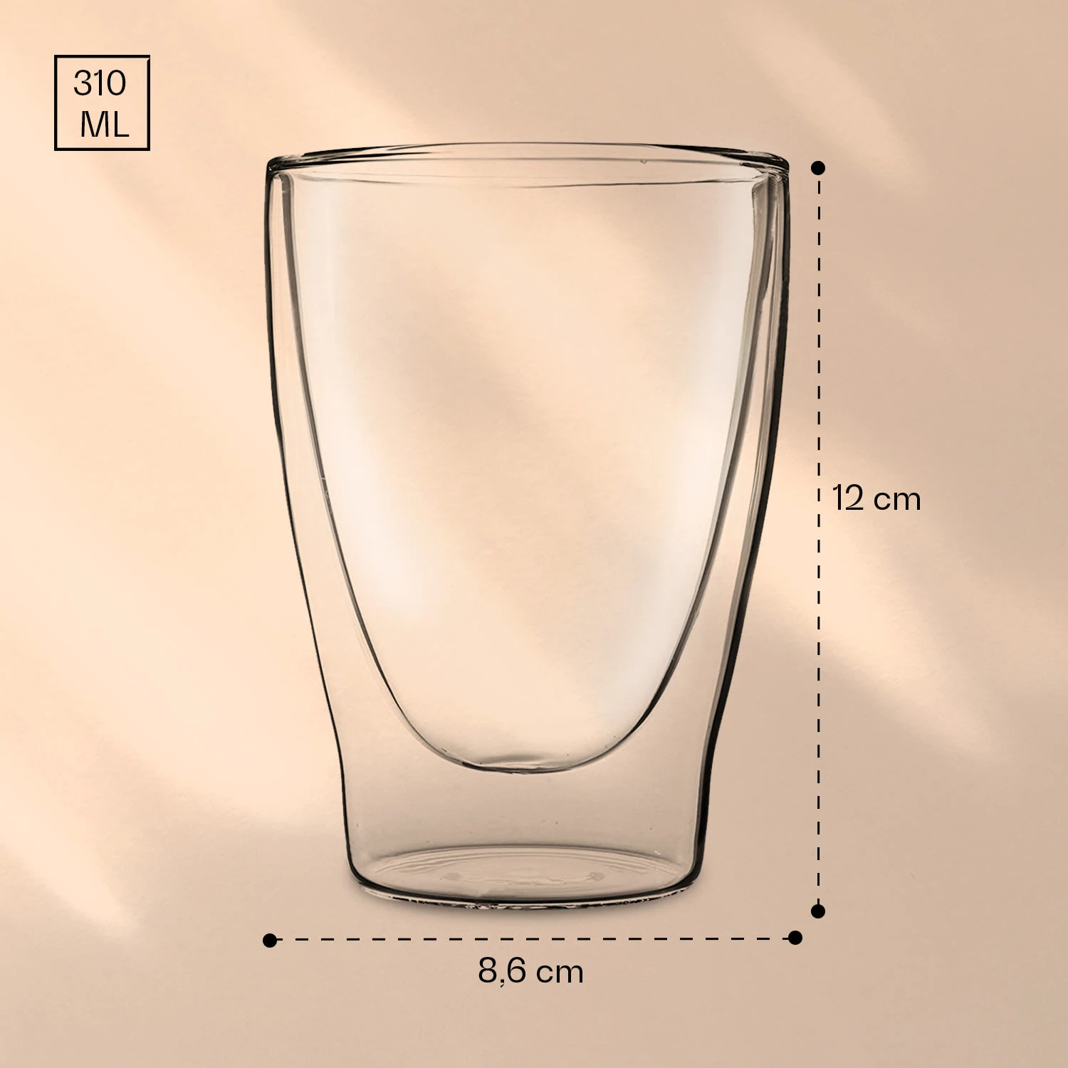 DUOS Doppelwandiges Glas 310 Ml Thermofunktion Inkl. Edelstahl-Löffel 9 DUOS Doppelwandiges Glas 310 Ml Thermofunktion Inkl. Edelstahl-Löffel - Image 7