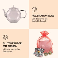 Bedida Teekanne 1300ml Inkl 6 Teerosen Mix -kitchentools Verkäufe 10040417 de 0006 logo