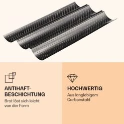 Feelino Baguettblech 3 Mulden 10 Feelino Baguettblech 3 Mulden -kitchentools Verkäufe 10040540 de 0003 logo