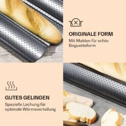 Feelino Baguettblech 3 Mulden 11 Feelino Baguettblech 3 Mulden -kitchentools Verkäufe 10040540 de 0004 logo