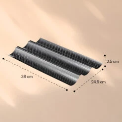 Feelino Baguettblech 3 Mulden 13 Feelino Baguettblech 3 Mulden -kitchentools Verkäufe 10040540 yy 0006 logo