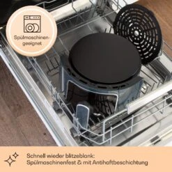 Crisp-Pro Heißluftfritteuse Air Fryer 1400W 3,5 Ltr 8 Programme Timer -kitchentools Verkäufe 10040701 de 0004 logo