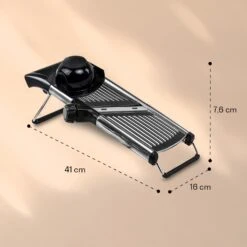 Mandoline Küchenhobel Gourmet Edelstahl 1 Bis 9 Mm Julienne-Schneider -kitchentools Verkäufe 10040835 yy 0006 logo