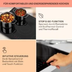 Virtuosa 5 Einbaukochfeld 5 Zonen 8200W Glaskeramik 13 Virtuosa 5 Einbaukochfeld 5 Zonen 8200W Glaskeramik -kitchentools Verkäufe 10041116 de 0004 usp