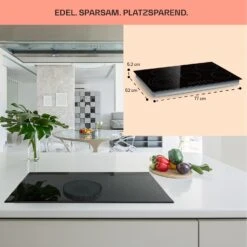 Virtuosa 5 Einbaukochfeld 5 Zonen 8500W Glaskeramik 15 Virtuosa 5 Einbaukochfeld 5 Zonen 8500W Glaskeramik -kitchentools Verkäufe 10041117 de 0006 usp