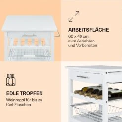 Louisiana Servierwagen Küchenwagen 5 Etagen Holz Handtuchhalter Mobil 12 Louisiana Servierwagen Küchenwagen 5 Etagen Holz Handtuchhalter Mobil -kitchentools Verkäufe 10041122 de 0003 logo