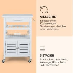 Louisiana Servierwagen Küchenwagen 5 Etagen Holz Handtuchhalter Mobil 13 Louisiana Servierwagen Küchenwagen 5 Etagen Holz Handtuchhalter Mobil -kitchentools Verkäufe 10041122 de 0004 logo