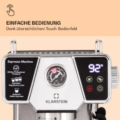 Libeica Espressomaschine 19 Bar Ca. 10 Tassen 1,8 Liter Milchschaum -kitchentools Verkäufe 10041253 de 0003 logo