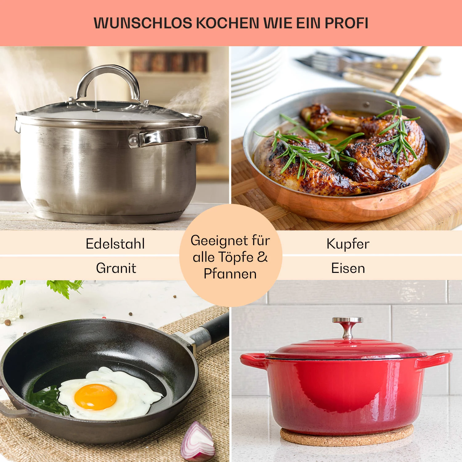 Firetale Gaskochfeld 5-flammig 70 Cm Aluminium-Brenner Inkl. Schlauch Und Druckminderer 10 Firetale Gaskochfeld 5-flammig 70 Cm Aluminium-Brenner Inkl. Schlauch Und Druckminderer - Image 8