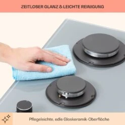 Firetale Gaskochfeld 2-flammig Aluminium-Brenner Erdgas/Propangas Inkl. Schlauch Und Druckminderer -kitchentools Verkäufe 10041301 de 0007 usp