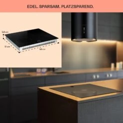 Magnichef 4 Einbaukochfeld Induktion 4 Zonen 7000W Glaskeramik -kitchentools Verkäufe 10041380 de 0006 usp