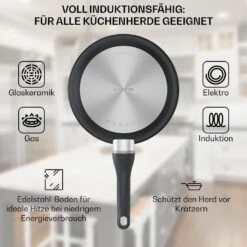 Noto Endurance Bratpfanne Ø24 Cm Geschmiedetes Aluminium Abnehmbarer Griff -kitchentools Verkäufe 10045002 de 0005 usp