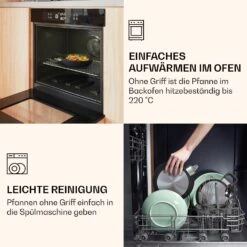Noto Endurance Bratpfanne Ø24 Cm Geschmiedetes Aluminium Abnehmbarer Griff -kitchentools Verkäufe 10045002 de 0007 usp