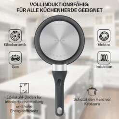 Noto Endurance Kasserolle Ø16cm Geschmiedetes Aluminium Induktion Antihaft -kitchentools Verkäufe 10045005 de 0004 usp