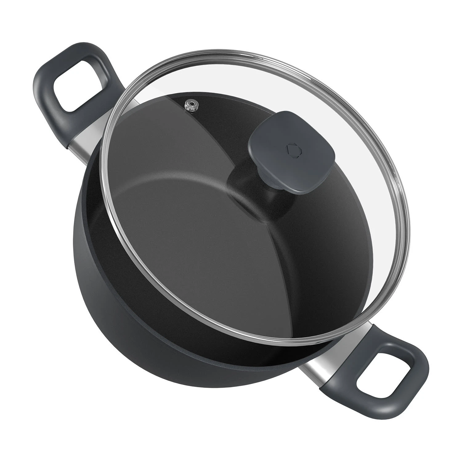 Noto Endurance Kochtopf Ø24cm Geschmiedetes Aluminium Deckel Induktion PTFE-Antihaftbeschichtung 3 Noto Endurance Kochtopf Ø24cm Geschmiedetes Aluminium Deckel Induktion PTFE-Antihaftbeschichtung