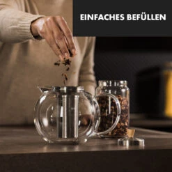 Sencha Teekanne 1,8 L Edelstahl-Siebeinsatz Borosilikatglas Deckel -kitchentools Verkäufe 10045057 de 0003 logo