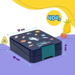 Klarstein Schmatzfatz Easy Snackbox 4 Fächer 18 X 15 X 5 Cm (BxHxT) -kitchentools Verkäufe 10045069 yy 0008 usp