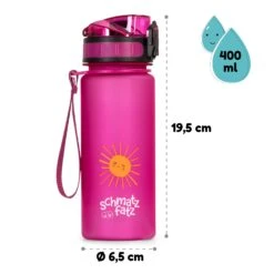 Wakaba Trinkflasche 400 Ml Tritan BPA-frei -kitchentools Verkäufe 10045129 yy 0011 dimensions