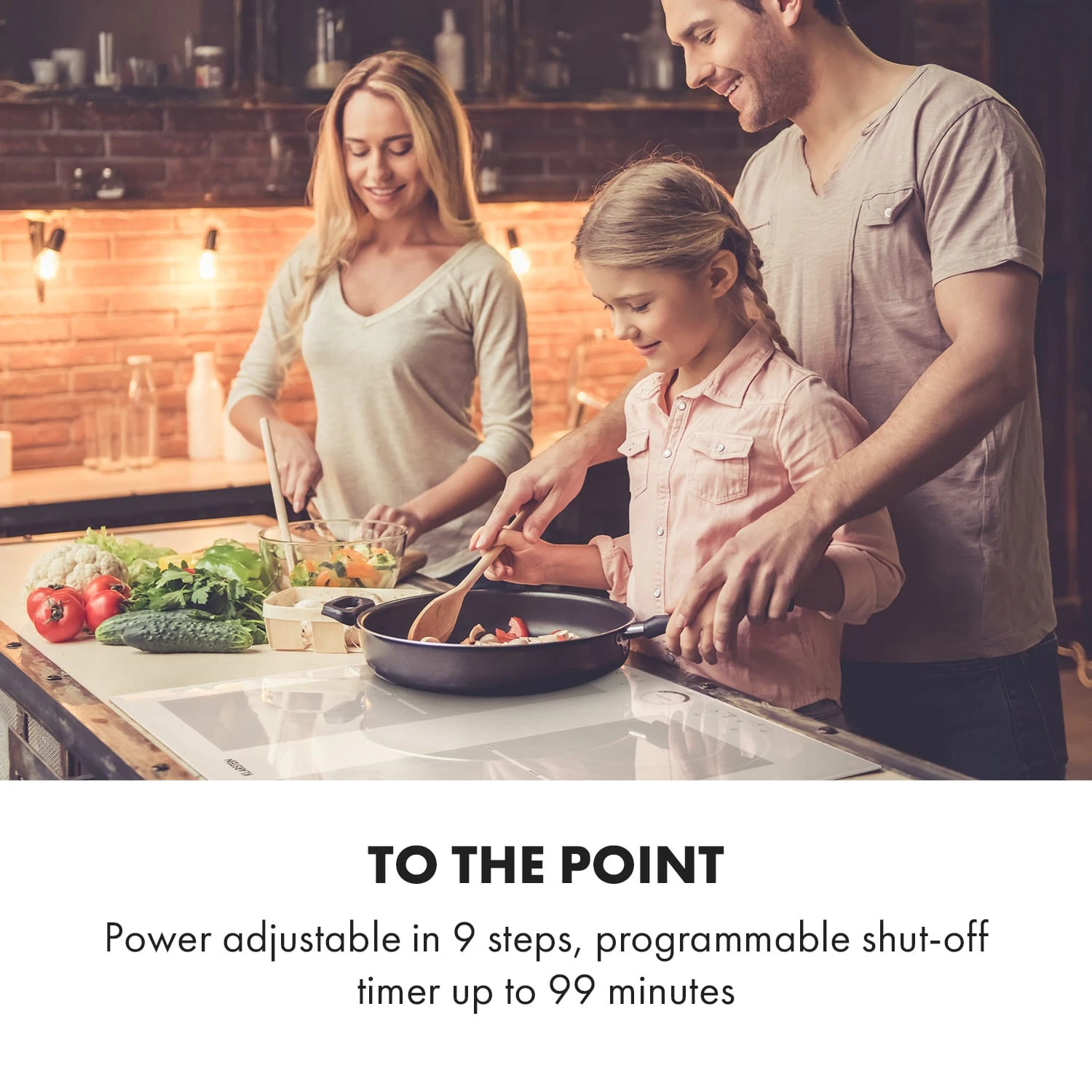 Delicatessa 60 Induktionskochfeld 4 Zonen 7000W Timer Weiß 4 Delicatessa 60 Induktionskochfeld 4 Zonen 7000W Timer Weiß - Image 2